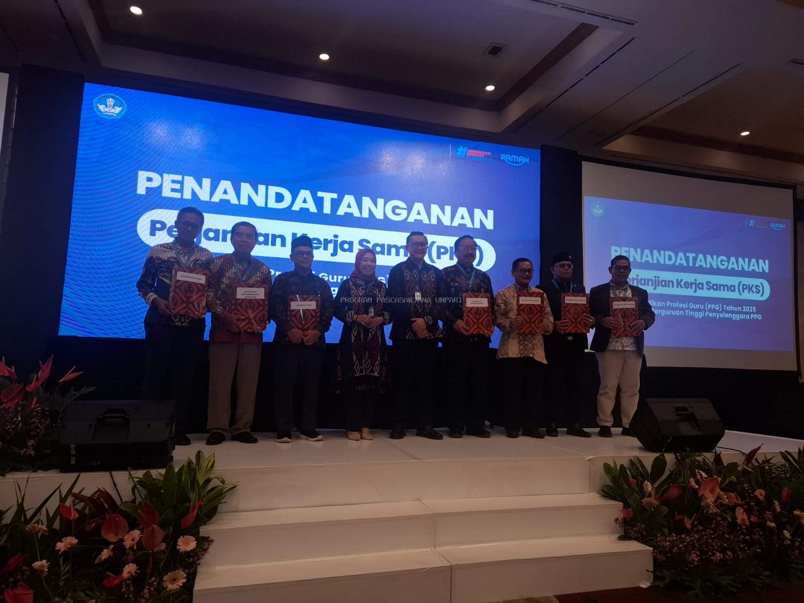 UNPARI Tandatangani Perjanjian Kerja Sama Penyelenggaraan PPG Tahun 2025