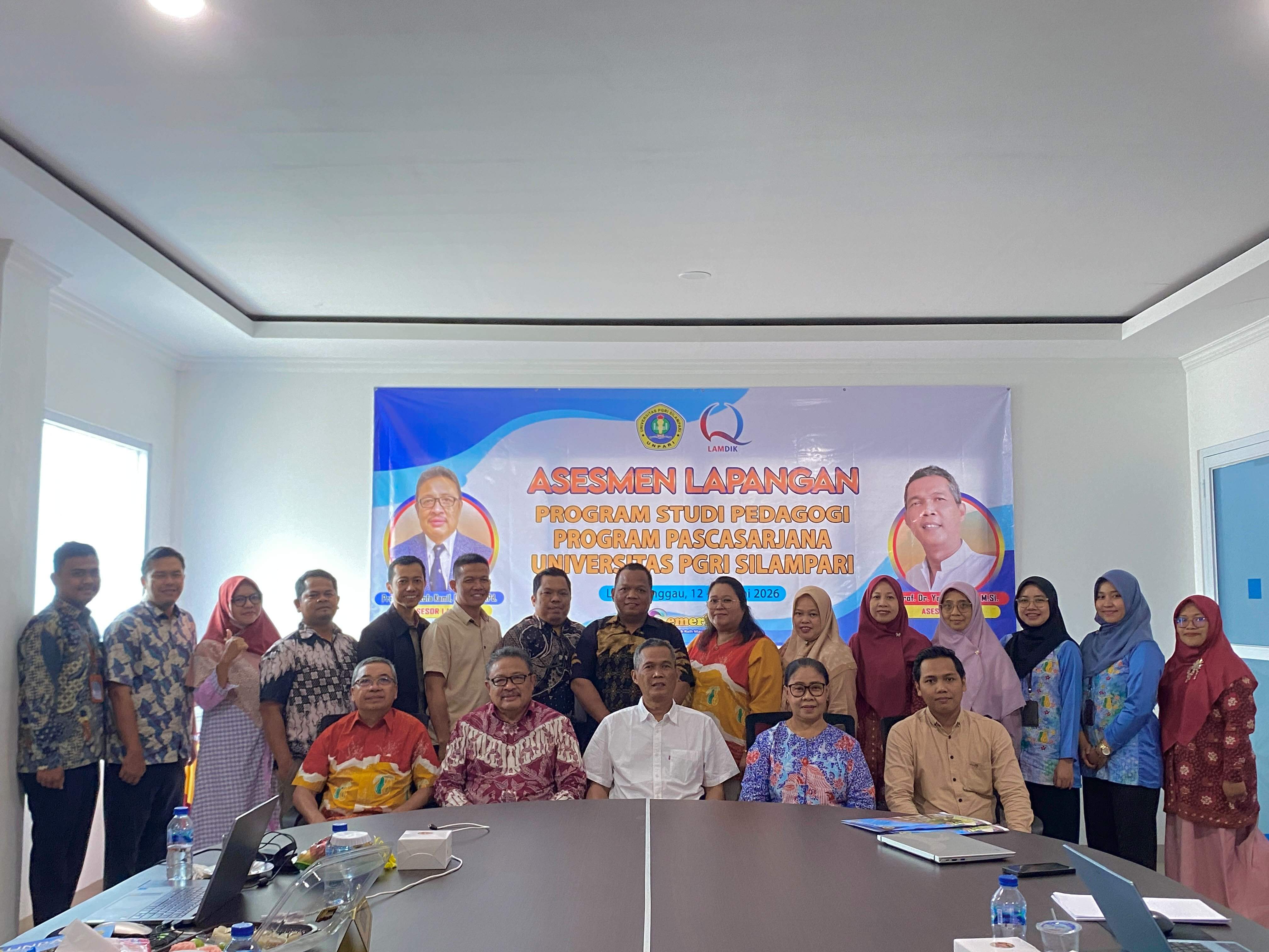 Program Studi Magister Pedagogi Universitas PGRI Silampari Laksanakan Asesmen Lapangan Akreditasi LAMDIK